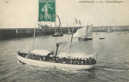 / CPA FRANCE 50 "Granville, la ville de Paimpol" / BATEAU