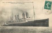 50 Manche / CPA FRANCE 50 "Cherbourg, le transatlantique Allemand Kronprinzessin Cecilie"