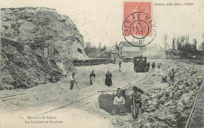 CPA FRANCE 14 "Environs de Falaise, les Carrières de Perrières"