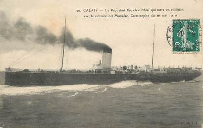 / CPA FRANCE 62 "Calais, le paquebot Pas de Calais" / BATEAU