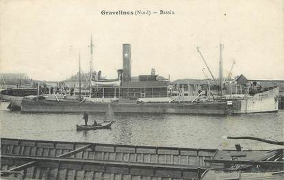 / CPA FRANCE 59 "Gravelines, bassin "