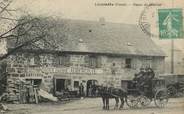 15 Cantal CPA FRANCE 15 "Lieutadès, départ du Courrier, Aubergiste"