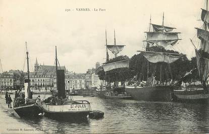 / CPA FRANCE 56 "Vannes, le port"