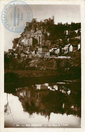 CPSM FRANCE 46 "Rocamadour, les rives"