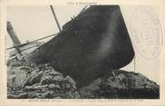 35 Ille Et Vilaine / CPA FRANCE 35 "Saint Malo, le Skeldou, vapeur anglais échoué à l'entrée de la rade"