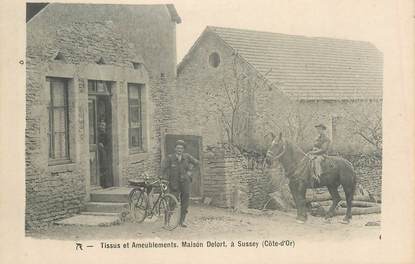 CPA  FRANCE 21 "Sussey, Maison Delort, Tissus et Ameublements"