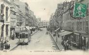 50 Manche / CPA FRANCE 50 "Cherbourg, rue de la Fontaine" / TRAMWAY