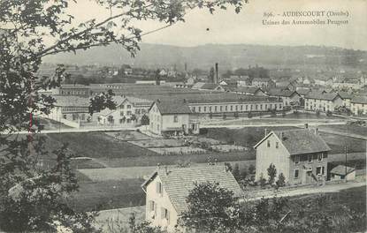 / CPA FRANCE 25 "Audincourt, usines des automobiles Peugeot"