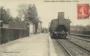 27 Eure CPA FRANCE 27 "Notre Dame du Hamel, la gare " / TRAIN