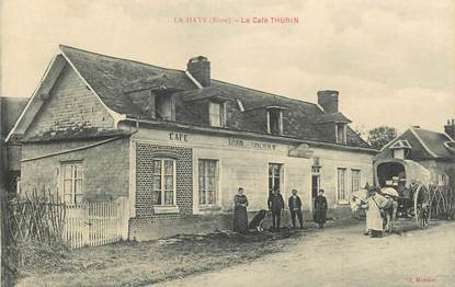 CPA FRANCE 27 "la Haye, le Café THURIN" / EPICERIE