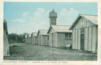 / CPA FRANCE 78 "Villacoublay Aviation, chambrée de la 1ère Escadre de Chasse"