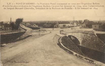 / CPA FRANCE 59 "Pont d'Ardres, le pont sans pareil"