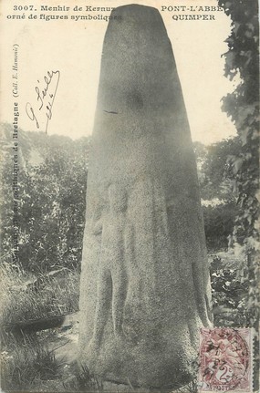 / CPA FRANCE 29 "Quimper" / MENHIR