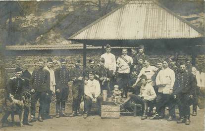 CARTE PHOTO FRANCE 42 "Grève du Chambon, mai 1911"