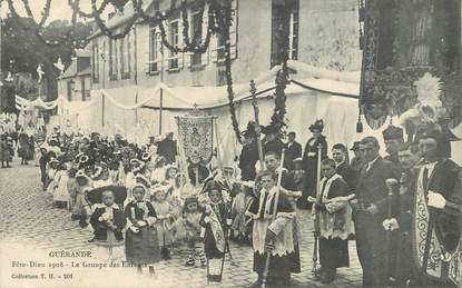 CPA FRANCE 44 "Guérande, la Fête Dieu 1908"