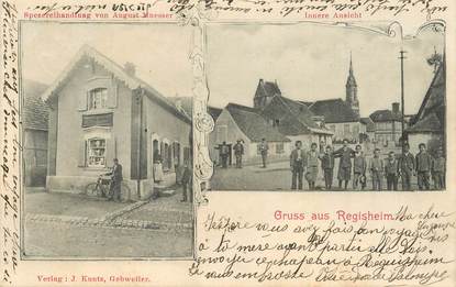 CPA FRANCE 68 "Gruss aus Regisheim"