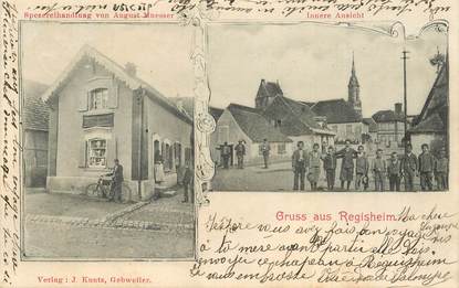 CPA FRANCE 68 "Gruss aus Regisheim"