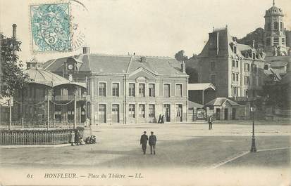 / CPA FRANCE 14 "Honfleur, place du théâtre"