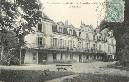 / CPA FRANCE 78 "Brueil en Vexin, le château"