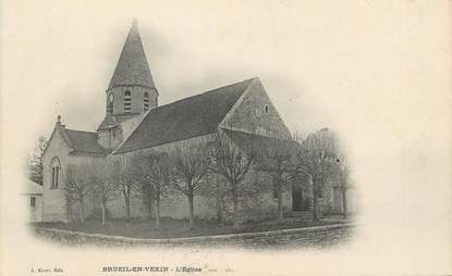 / CPA FRANCE 78 "Brueil en Vexin, l'église"