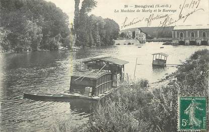 / CPA FRANCE 78 "Bougival, la machine de Marly et le barrage"