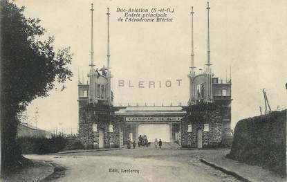 / CPA FRANCE 78 "Buc Aviation, entrée prinicpale de l'Aérodrome Blériot"