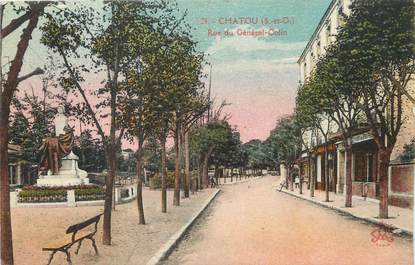 / CPA FRANCE 78 "Chatou, rue du général Colin"