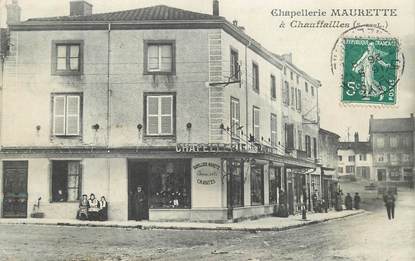 CPA FRANCE 71 "Chauffailles, chapellerie Maurette"