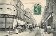 76 Seine Maritime CPA FRANCE 76 "Caudebec les Elbeuf, rue de la République et rue Guibert"