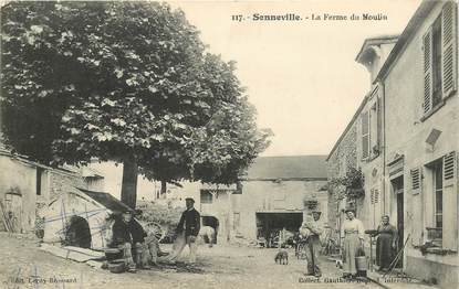 CPA FRANCE 76 "Senneville, la ferme du Moulin"