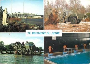 / CPSM FRANCE 76 "Oissel, 71ème Régiment du Génie"