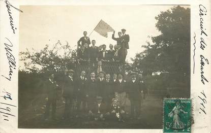 CARTE PHOTO FRANCE 76 "Les Essarts, 1911"