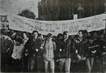 / CPSM FRANCE 33 "Bordeaux, manifestation contre le projet Devaquet"