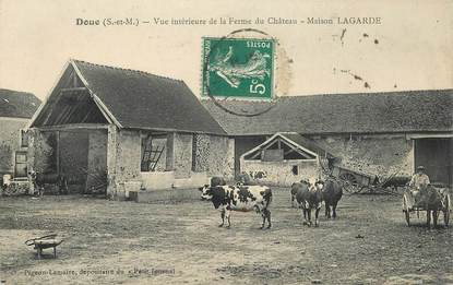 CPA FRANCE 77 "Doue, maison Lagarde, Ferme"