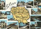 23 Creuse / CPSM FRANCE 23 "Creuse" / CARTE GEOGRAPHIQUE