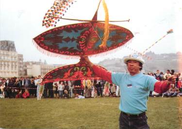 / CPSM FRANCE 76 "Dieppe, capitale du Cerf  Volant"