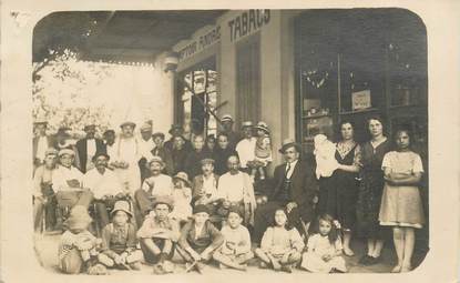 CARTE PHOTO  FRANCE 83 " Toulon Sablettes, Comptoit Tabac André"