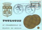 31 Haute Garonne / CPSM FRANCE 31 "Toulouse, championnat de France de boules"