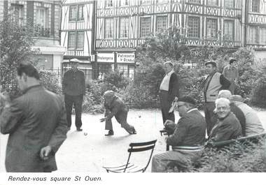 / CPSM FRANCE 76 "Rouen, square de Saint Ouen" / BOULE