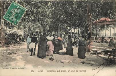 CPA FRANCE 13 "Arles, promenade des Lices"