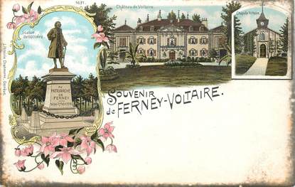 CPA FRANCE 01 "Souvenir de Ferney Voltaire"