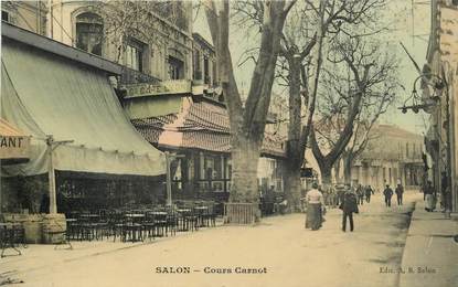 CPA FRANCE 13 "Salon, cours carnot"