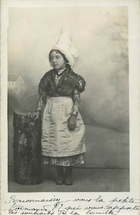 / CARTE PHOTO FRANCE 61 PETITE FILLE / FOLKLORE