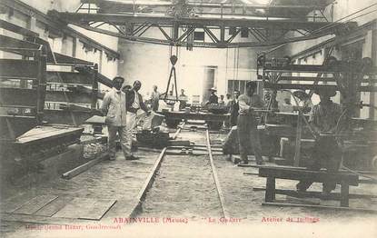 CPA FRANCE 55 "Abainville, atelier de taillage"