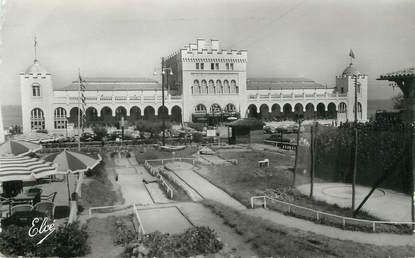 / CPSM FRANCE 64 "Hendaye Plage, le golf miniature et le casino"