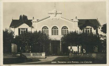 / CPSM FRANCE 74 "Thonon Les Bains, le casino"