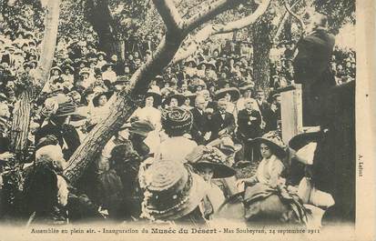 CPA FRANCE 30 "Inauguration du Musée du Désert, 1911, près de Mialet"