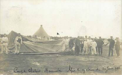 CARTE PHOTO FRANCE 51 "Mourmelon, après le cyclone du 30 juin 1905" 