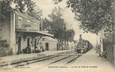 CPA FRANCE 84 "Montfavet, arrivée du train de Cavaillon, la gare" 