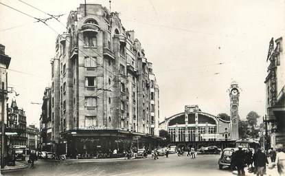 / CPSM FRANCE 76 "Rouen, la gare"